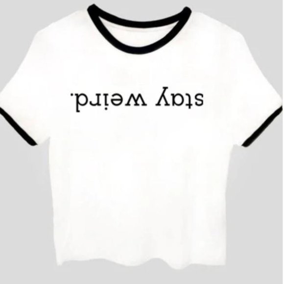 WHITE CROP TOP - Picture 1 of 1
